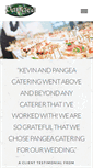 Mobile Screenshot of pangeacatering.com